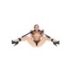 Фиксаторы для ног и рук Fetish Tentation Neck, Wrist and Ankle Strap с маской на глаза