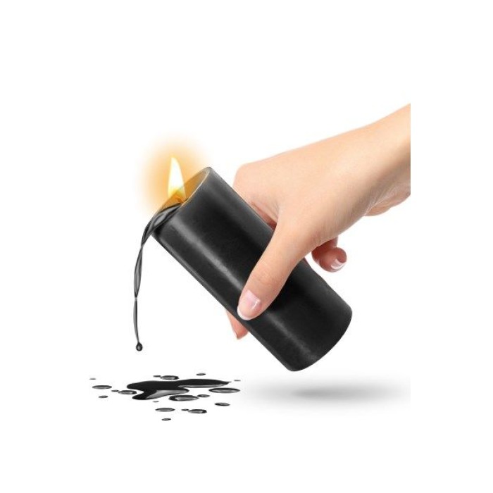 БДСМ-cвеча низкотемпературная Fetish Tentation SM Low Temperature Candle Black