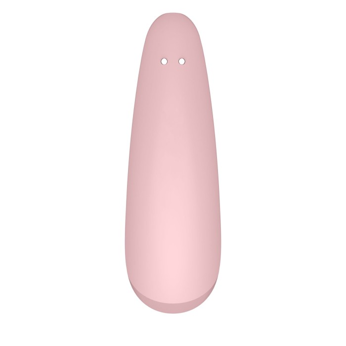 Вакуумный клиторальный стимулятор Satisfyer Curvy 2+ Pink с управлением через интернет
