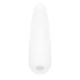 Вакуумный клиторальный стимулятор Satisfyer Curvy 2+ White с управлением через интернет