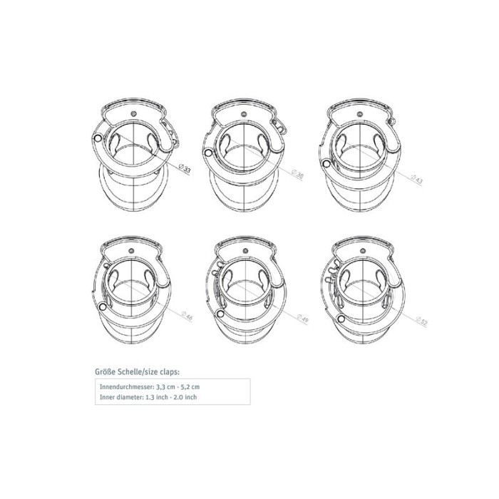 Клетка для члена с электростимуляцией Mystim Pubic Enemy No 1 - Gold Edition