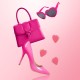 Вибратор-сердечко Rianne S: Heart Vibe Coral, 10 режимов, медицинский силикон, подарочная упаковка