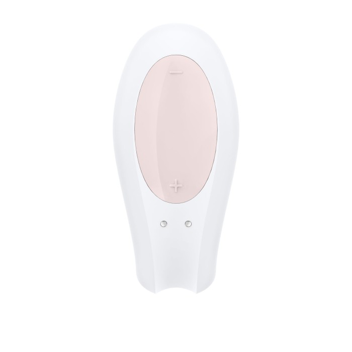 Смарт-вибратор для пар Satisfyer Double Joy White с широким клиторальным стимулятором