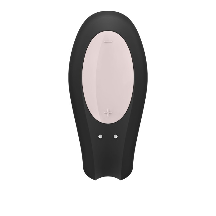Смарт-вибратор для пар Satisfyer Double Joy Black с широким клиторальным стимулятором