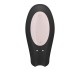 Смарт-вибратор для пар Satisfyer Double Joy Black с широким клиторальным стимулятором