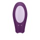 Смарт-вибратор для пар Satisfyer Double Joy Violet с широким клиторальным стимулятором