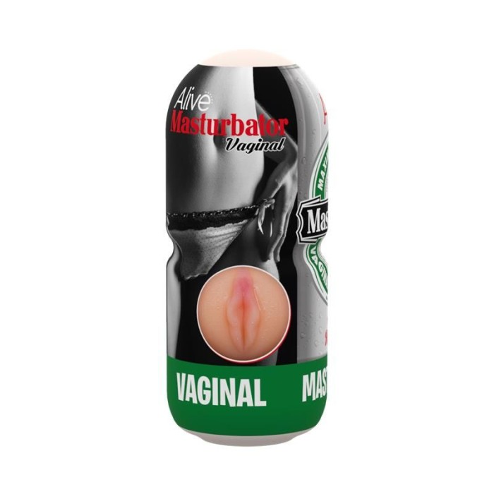 Недорогий мастурбатор-вагіна Alive Heineken Vagina у вигляді банки пива