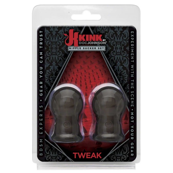 Присоски для сосков Doc Johnson Kink - Tweak - Nipple Sucker Set