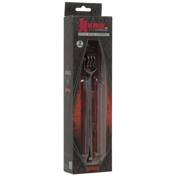 Колесо Вартенберга игольчатое на 3 ряда зубцов Doc Johnson Kink- Spike - Solid Metal Pinwheel - 3 Wh