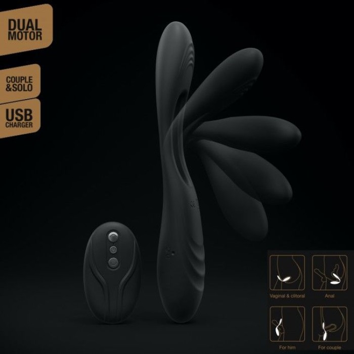Вибратор для пар Dorcel MULTI JOY с пультом ДУ