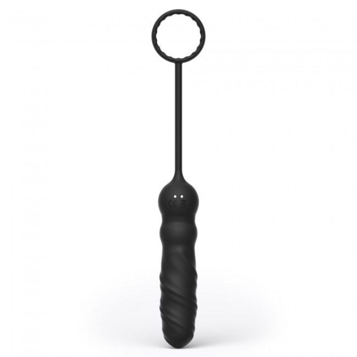 Анальный вибратор Dorcel Deep Seeker с эрекционным кольцом и пультом ДУ