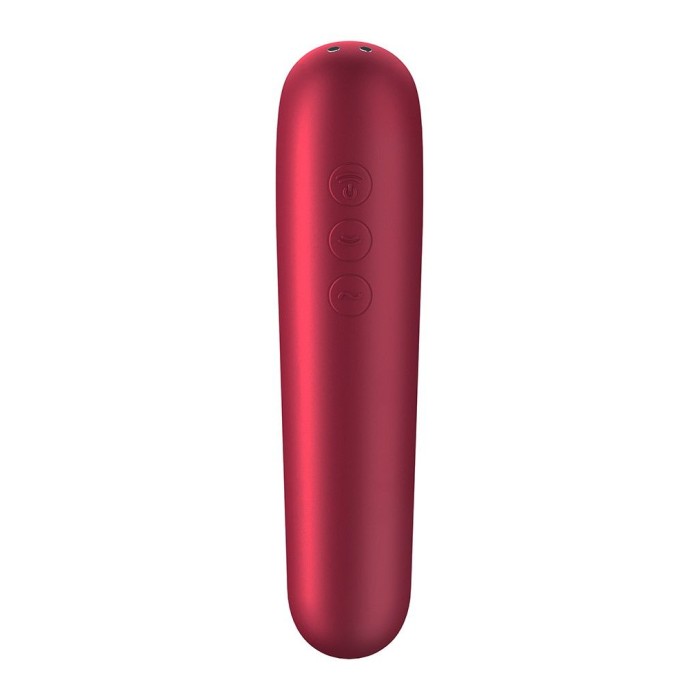 Смарт-вибратор и вакуумный стимулятор 2в1 Satisfyer Dual Love Pink