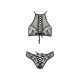 Эротический комплект Passion AZALIA SET XXL/XXXL, black