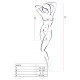 Откровенное платье-сетка Passion BS073 white
