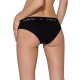Трусики с широкой резинкой и кружевом Passion PS001 PANTIES S, black