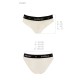 Трусики с широкой резинкой и кружевом Passion PS001 PANTIES XL, ecru