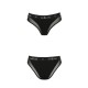Трусики з прозорою вставкою Passion PS002 PANTIES L, black