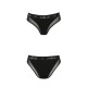 Трусики с прозрачной вставкой Passion PS002 PANTIES S, black