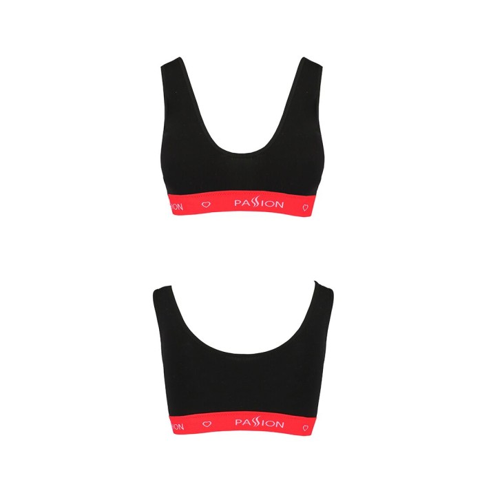 Спортивный топ на широких бретелях Passion PS003 TOP L, black