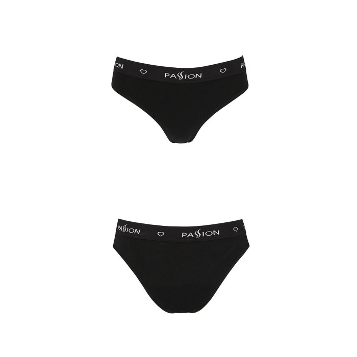 Трусики-слипы из хлопка с эластаном Passion PS004 PANTIES XL, black
