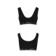 Спортивний топ з широкою гумкою Passion PS004 TOP XL, black