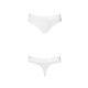 Трусики-бразилиана из хлопка Passion PS005 PANTIES L, white