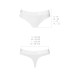 Трусики-бразилиана из хлопка Passion PS005 PANTIES S, white