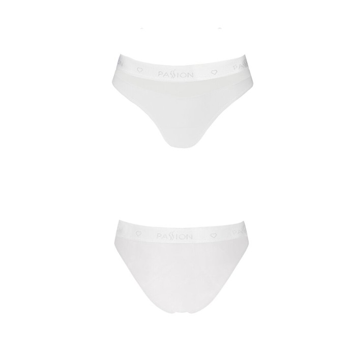 Трусики с прозрачной вставкой Passion PS006 PANTIES S, white