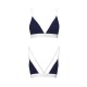 Спортивный топ с двойными бретелями Passion PS007 TOP M, navy blue