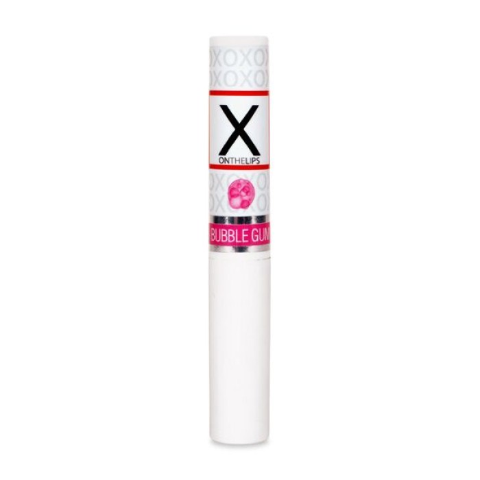 Стимулирующий бальзам для губ унисекс Sensuva – X on the Lips Bubble Gum с феромонами, жвачка