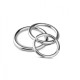 Набор эрекционных колец Sinner Gear Unbendable — Cock/Ball Ring & Glans Ring Set