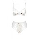 Еротичний комплект з малюнком Passion LOVELIA BIKINI L/XL, white