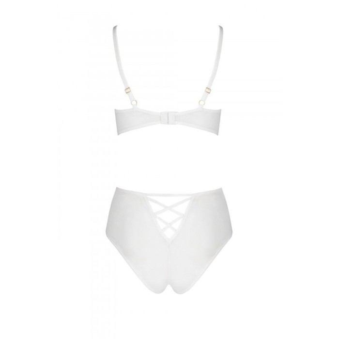 Еротичний комплект з малюнком Passion LOVELIA BIKINI L/XL, white