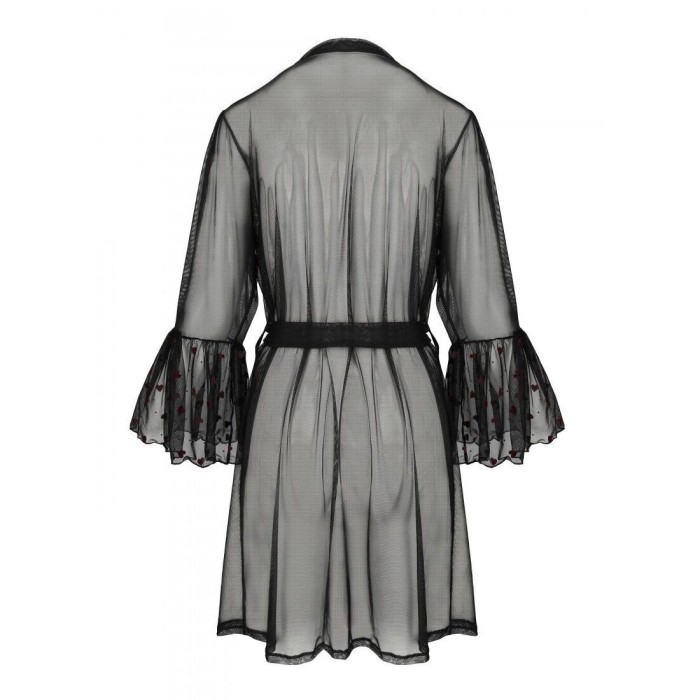 Воздушный пеньюар Passion LOVELIA PEIGNOIR S/M, black