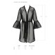 Воздушный пеньюар Passion LOVELIA PEIGNOIR S/M, black