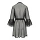 Воздушный пеньюар Passion LOVELIA PEIGNOIR XXL/XXXL, black