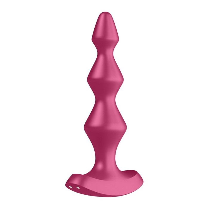 Анальний стимулятор-намистини з двома моторами Satisfyer Lolli-Plug 1 Berry