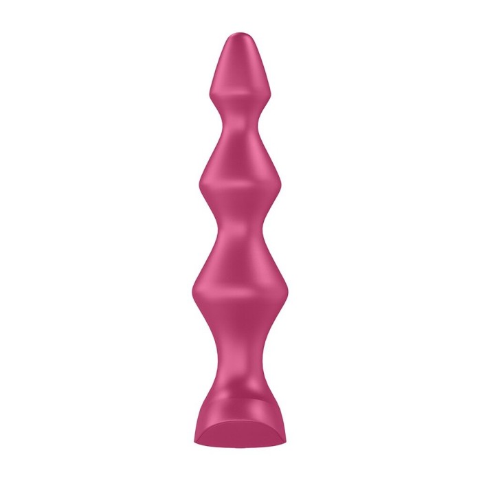 Анальний стимулятор-намистини з двома моторами Satisfyer Lolli-Plug 1 Berry