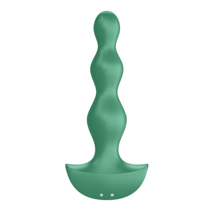 Анальний стимулятор-намистини з двома моторами Satisfyer Lolli-Plug 2 Green