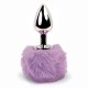 Анальная пробка FeelzToys - Bunny Tails Butt Plug Purple