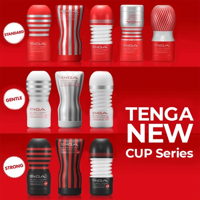 Мастурбатор Tenga Rolling Head Cup Strong с интенсивной стимуляцией головки