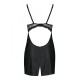 Бэби-долл из эко-кожи и кружева Passion LOONA CHEMISE S/M, black