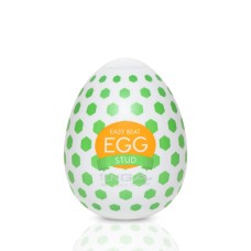 Мастурбатор-яйце Tenga Egg Stud із шестикутними виступами