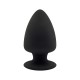 Анальная пробка SilexD (Model 1 size M) двухслойная, силикон+Silexpan, диаметр 6,2 см