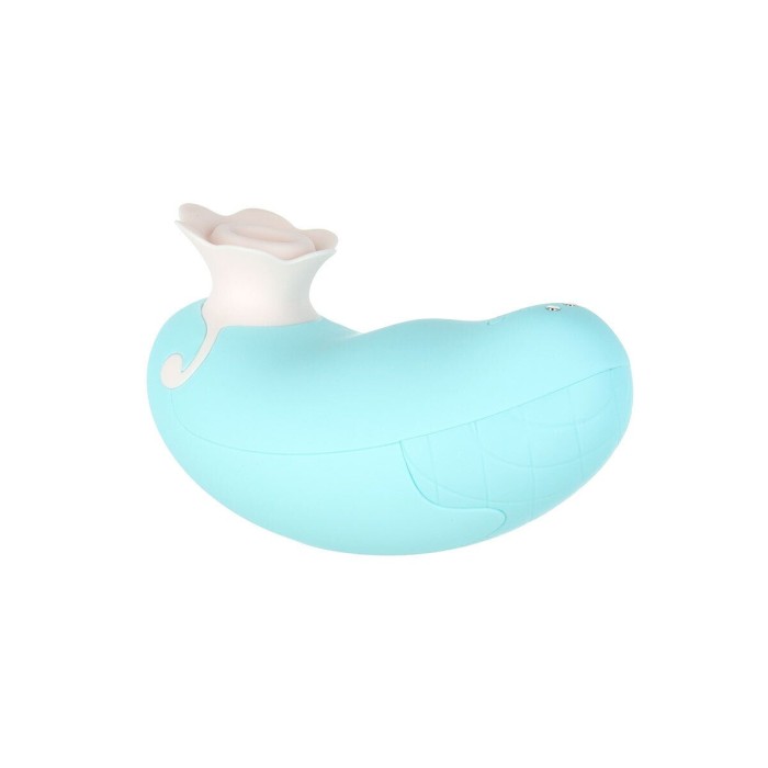 Роскошный вакуумный клиторальный стимулятор Pillow Talk - Dreamy Teal с кристаллом Swarovski