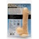 Фаллоимитатор с памятью формы, на присоске ADDICTION — DAVID 8″ Silicone Dong, вибропуля в подарок