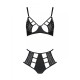 Распродажа!!! Комплект из эко-кожи Passion Tamaris Set black XXL/XXXL, бюстгальтер и трусики