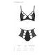 Распродажа!!! Комплект из эко-кожи Passion Tamaris Set black XXL/XXXL, бюстгальтер и трусики