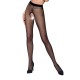 Колготки с открытым доступом, контрастная линия Passion TIOPEN 010 3/4 (20 den), black