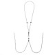 Украшение для сосков Art of Sex - Nipple Clamps Arrow, цвет черный
